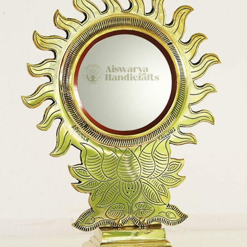 Lotus With Sun Peedam Model (4 Inch Mirror Size)