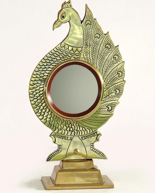 5"glass size peacock peedom