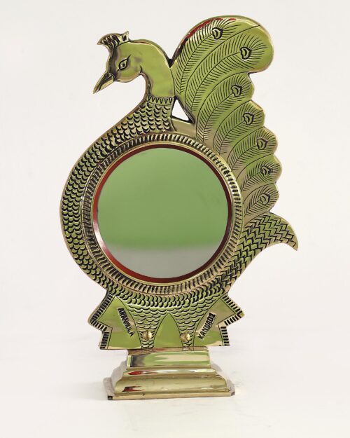 4''glass size peedom model peacock